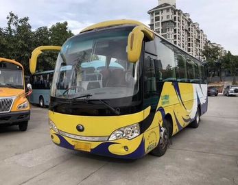 39 χρησιμοποιημένα καθίσματα λεωφορεία Yutong 2013 ισχυρή μηχανή diesel ταχύτητας έτους 100km/H ανώτατη