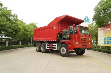 371HP LHD χρησιμοποίησε το Sino φορτηγό απορρίψεων, χρησιμοποιημένο φορτηγό απορρίψεων ορυχείου 70 τόνοι βάρους φόρτωσης