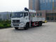 χρησιμοποιημένο φορτηγό 12000X2500X3850mm γερανών 12Ton 6x4 Dongfeng με το Stretchable βραχίονα